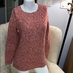 🌸 TOMMY HILFIGER Red Crew Neck Sweater Classic Design
